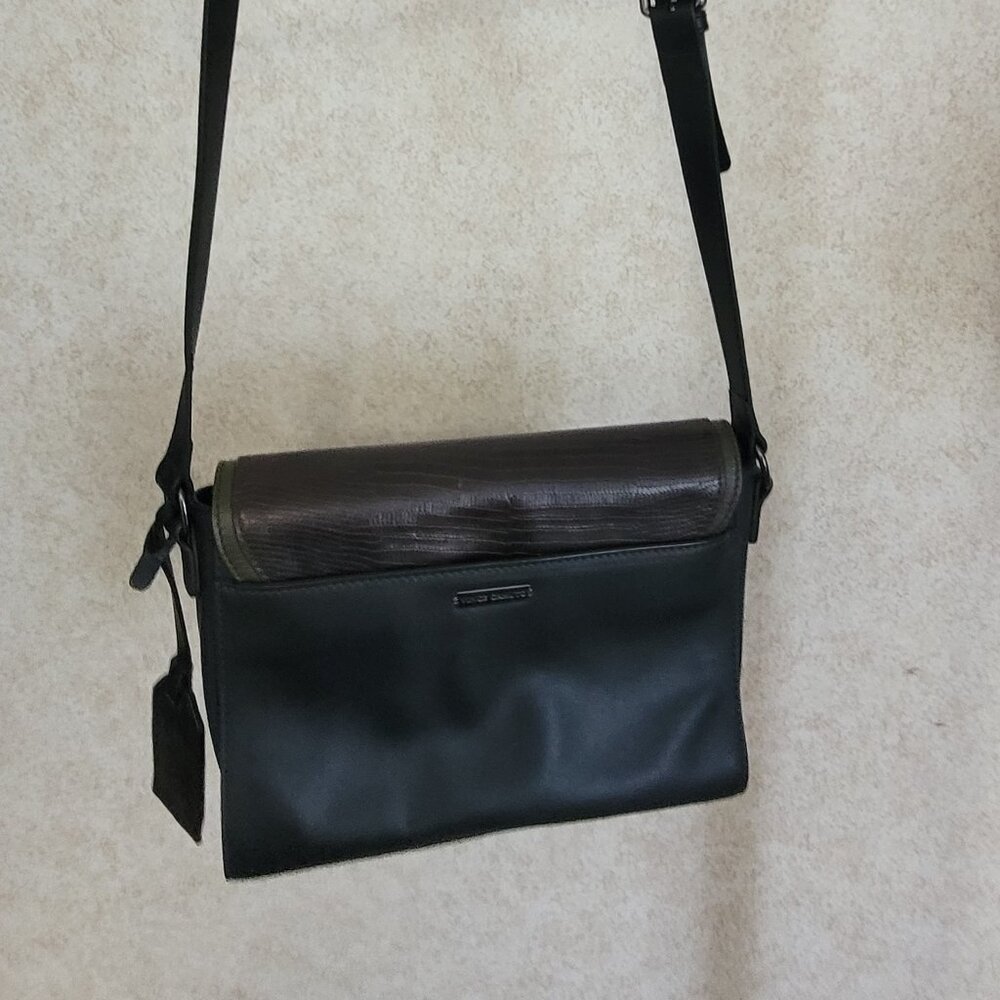 Vince Camuto Crossbody Bag Purse Brown Green Tan Fall Colors - Picture 15 of 15